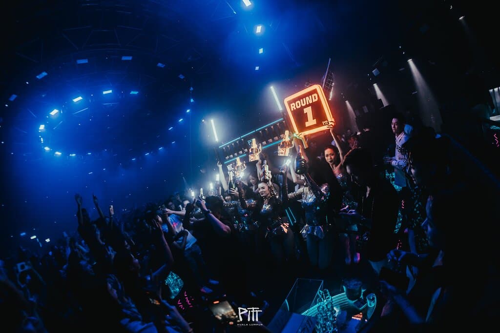 One of a kind VIP bottle service rituals, only in Pitt Club KL