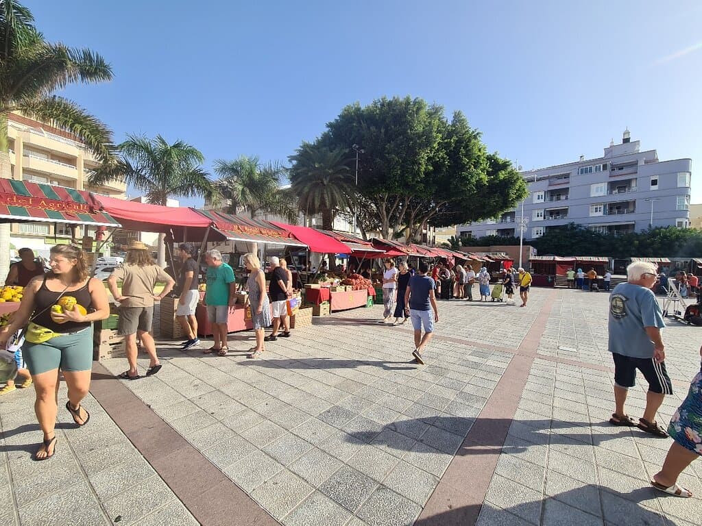 El Médino Farmers Market in Plaza de El Médano