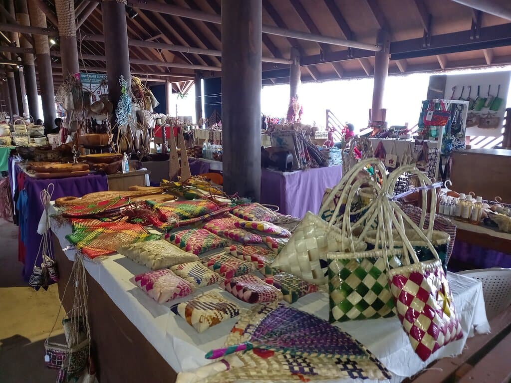 Woven bags etc