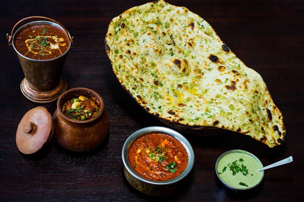 Pure authentic lavish north Indian main course meal