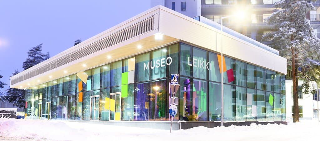 Leikki - the Museum of Play from outside. Photo: Christian Jakowleff