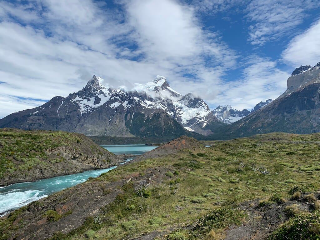 Salto Grande Waterfall Torres del Paine Chile