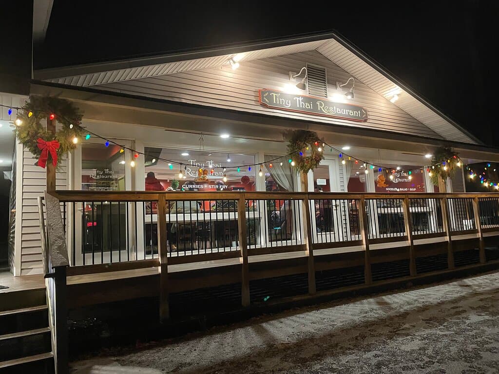 Limited seating but cool place. Nice terrace! 