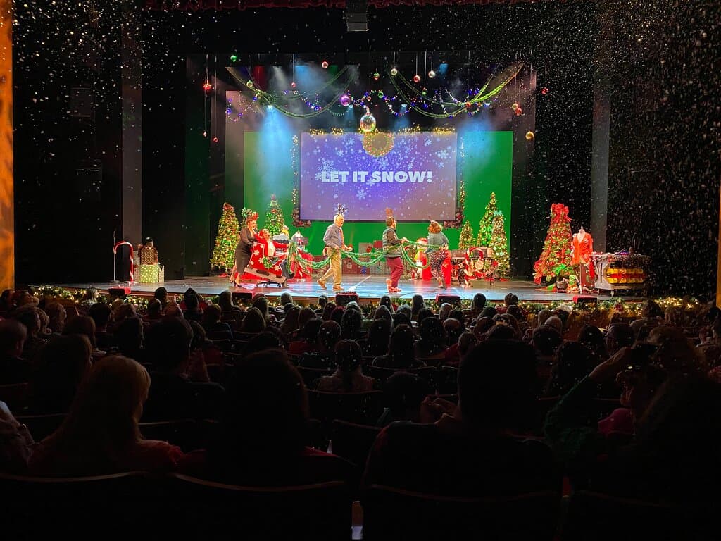 Snowing Inside Zilkha Hall