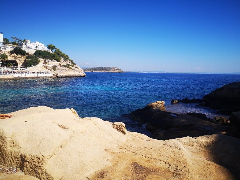 The view from Cala Viñes