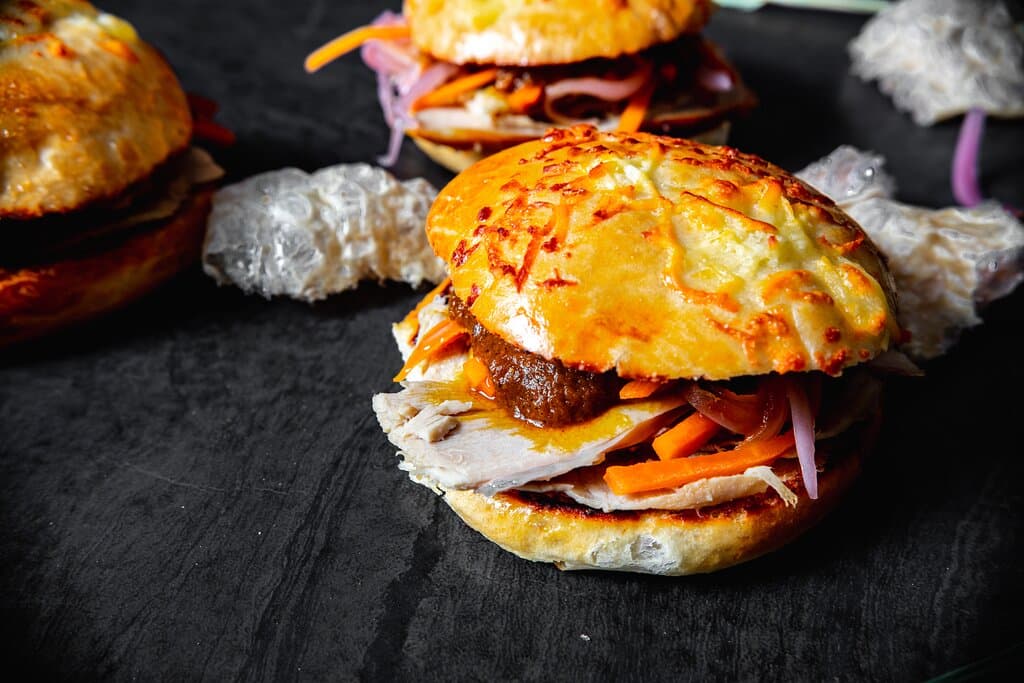 Sandwich de  Chola - Traditional pork sandwich with pickles. 