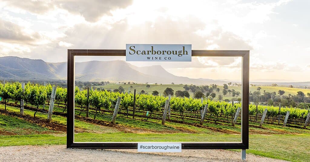 Picture yourself here after a fabulous tasting with the Scarborough team
