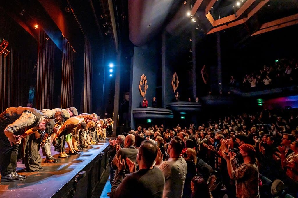 Fall On Your Knees, World Premiere, 2022
The Fall on Your Knees Ensemble. Photo by Dahlia Katz,