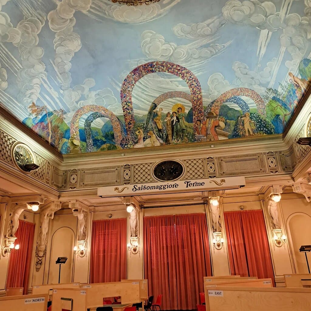 Sala delle cariatidi-Galileo Chini-Salone moresco