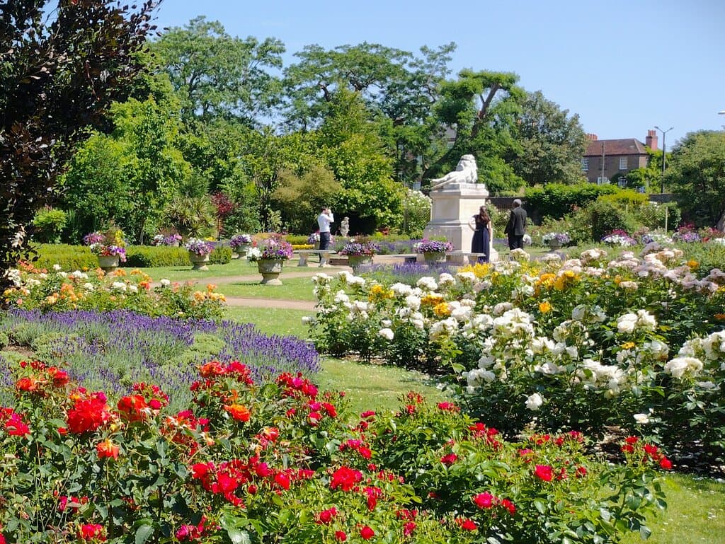 Sunbury Park Walled Garden in Summer