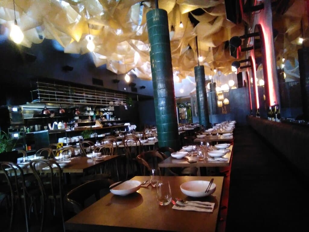 The view of some of the dining area at Shui