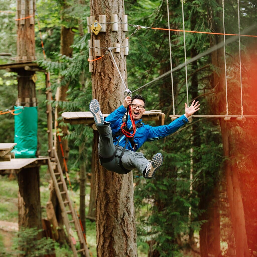 Ziplines, ziplines and more ziplines at WildPlay!
