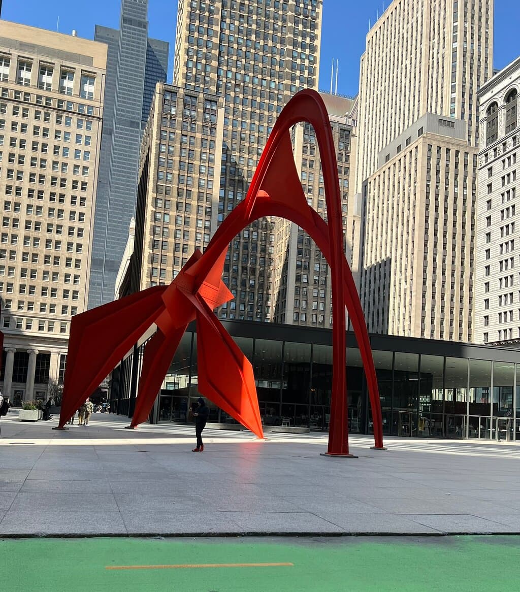 Calder’s Flamingo
