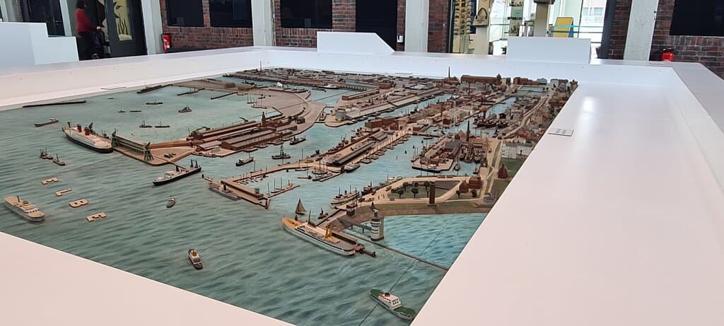 Hafenmodell Cuxhaven