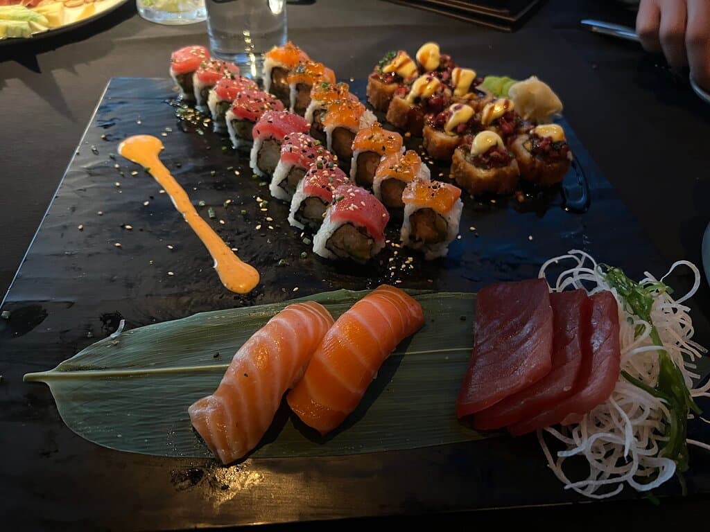 Sushi - appetizer - presentation and flavor