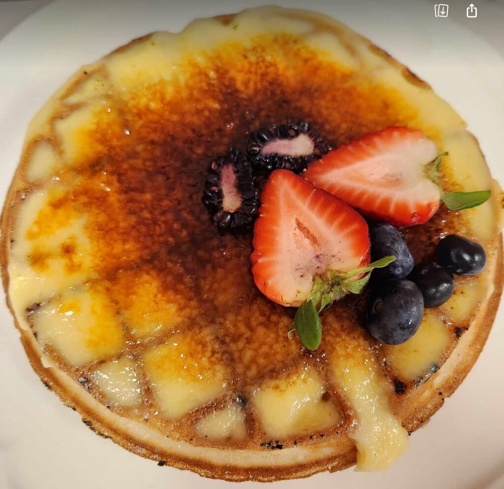 Creme Bruele Waffle