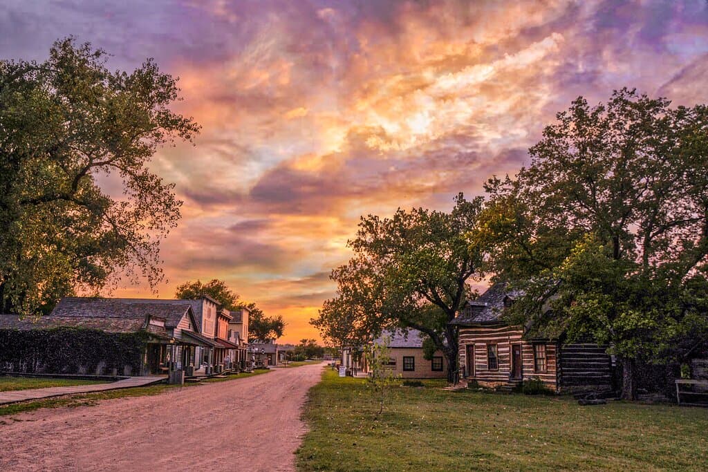 You can't beat the skies over Old Cowtown