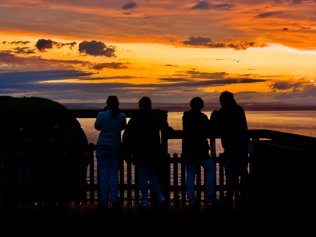 summer sunsets are fabulous here