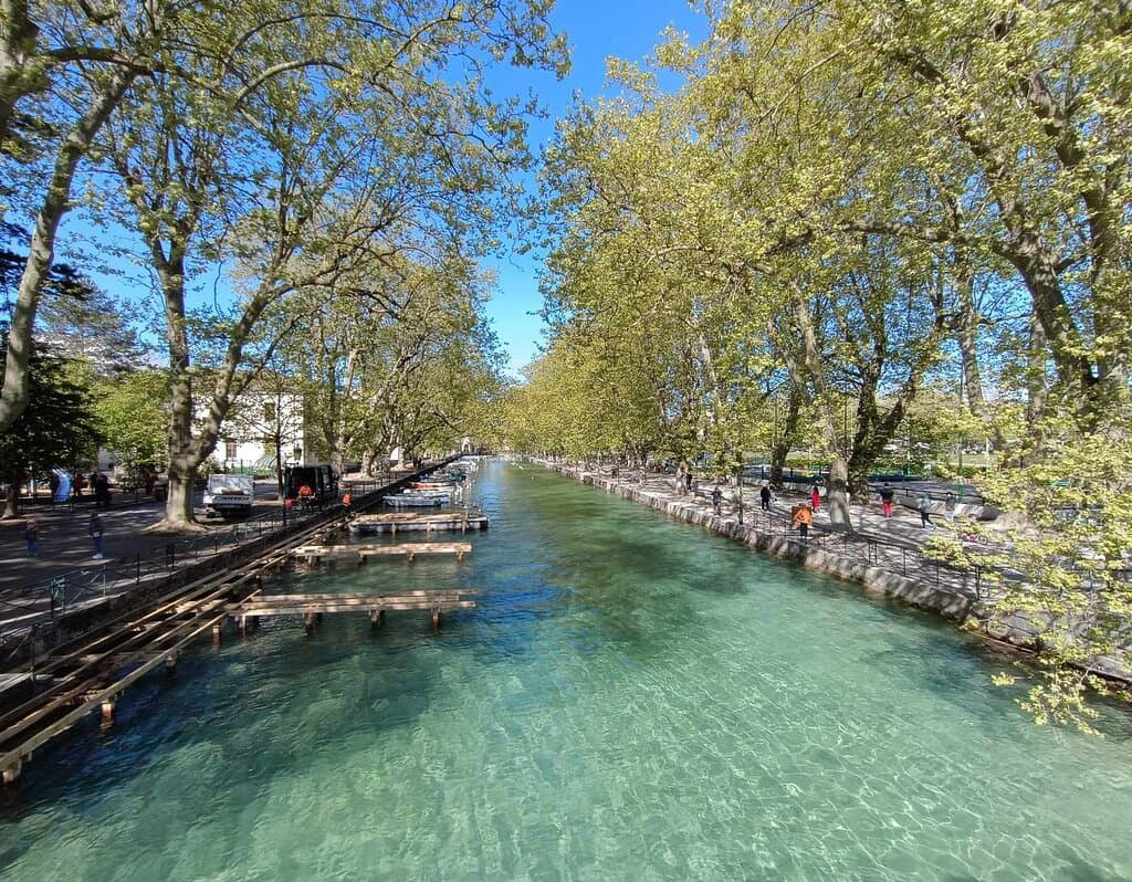 Canal du Vassé depuis le Pont des Amours