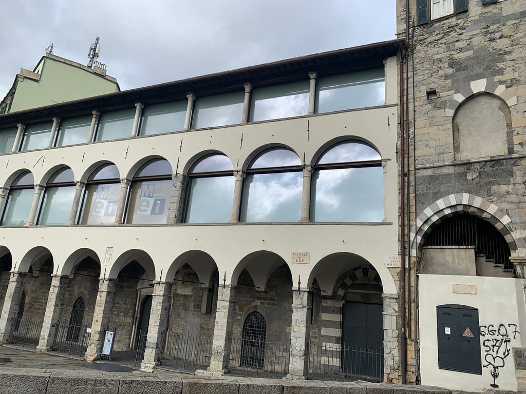 L'ingresso del Museo nella Sestriere del Prè