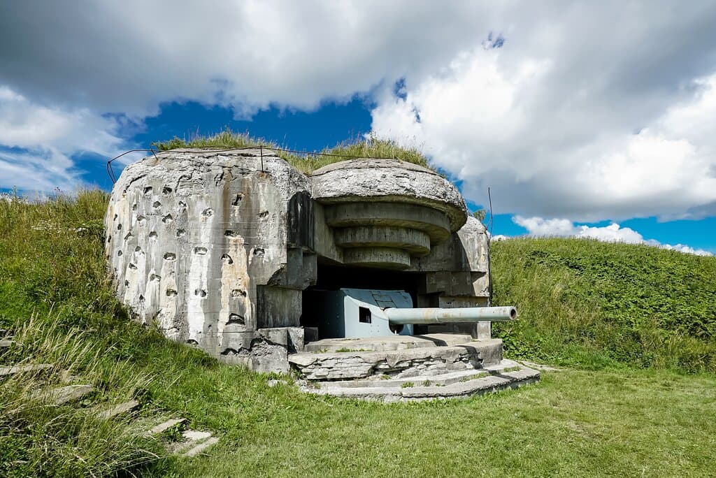 Niels Juel's canon at Kystmuseet Bangsbo Fort. 