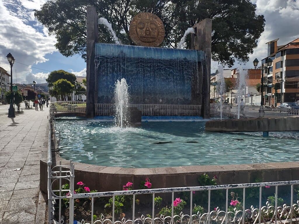 The water feature side