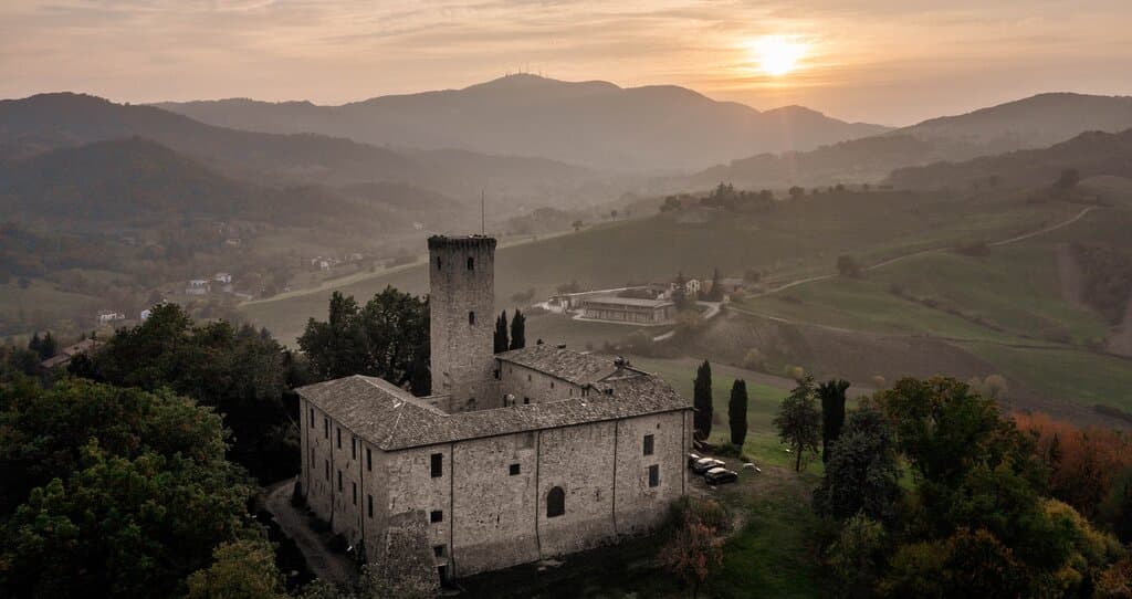 Il Castello al tramonto