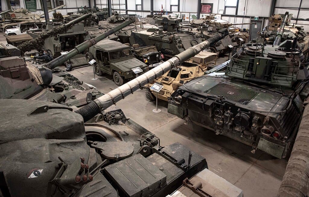 Visit the Military Vehicle Conservation Centre where 60+ Tanks and military vehicles are on display at any time.  As all of these vehicles operate; the displays change every week!