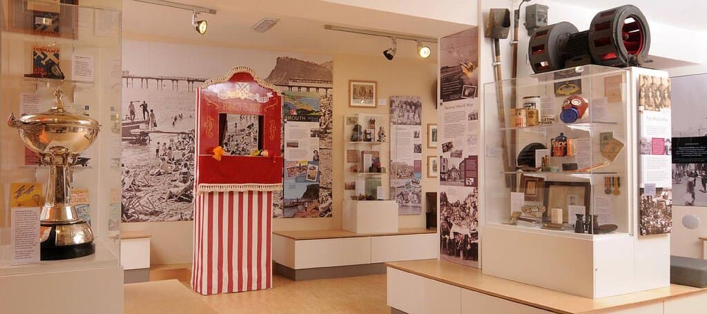 The upstairs 'Shore' gallery