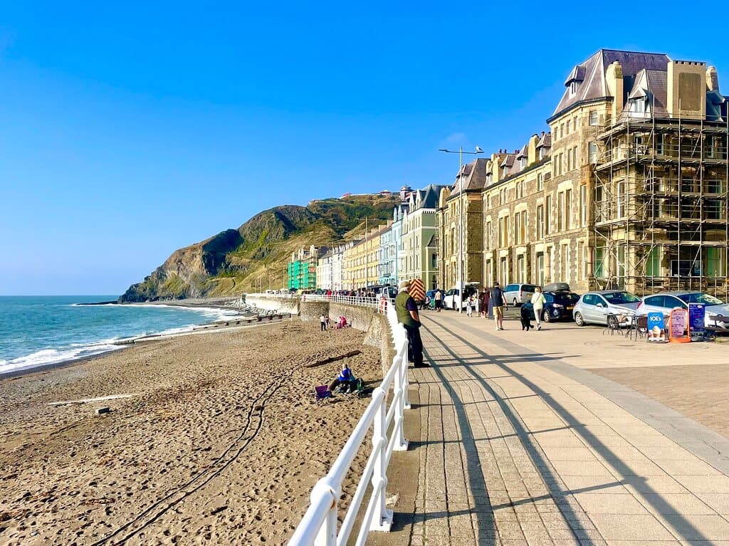A very British seaside resort beach.