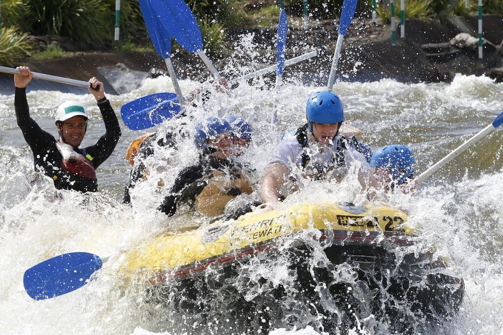 Whitewater rafting