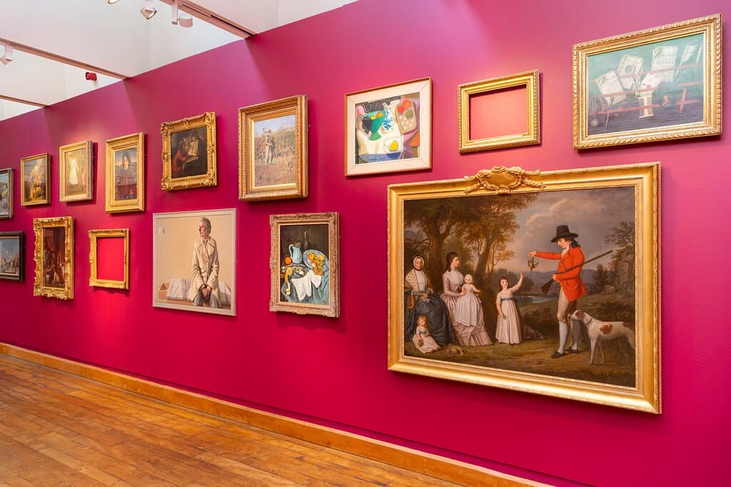 The Hunterian Art Gallery main gallery.