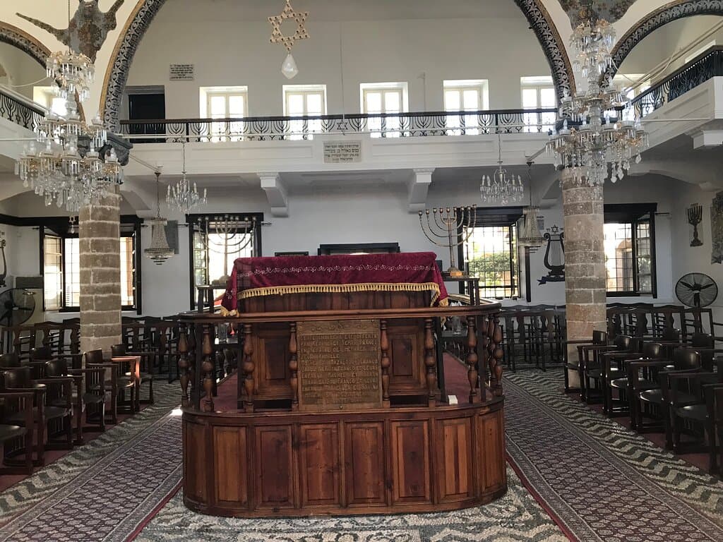 Inside looking at the altar