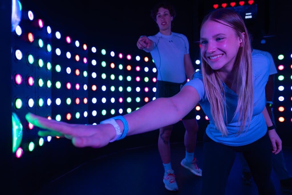 Girl Playing Activate Game