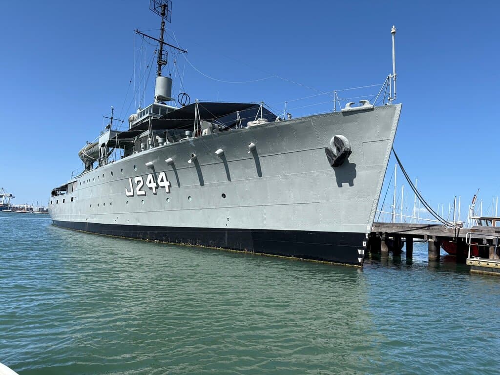Gem Pier & HMAS Castlemaine Melbourne