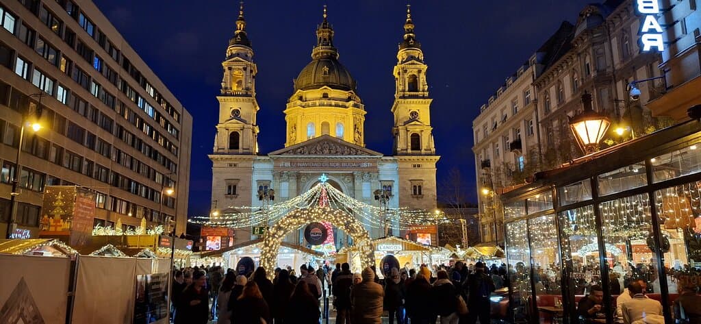 St. Stephen's Basilica Christmas Market Budapest