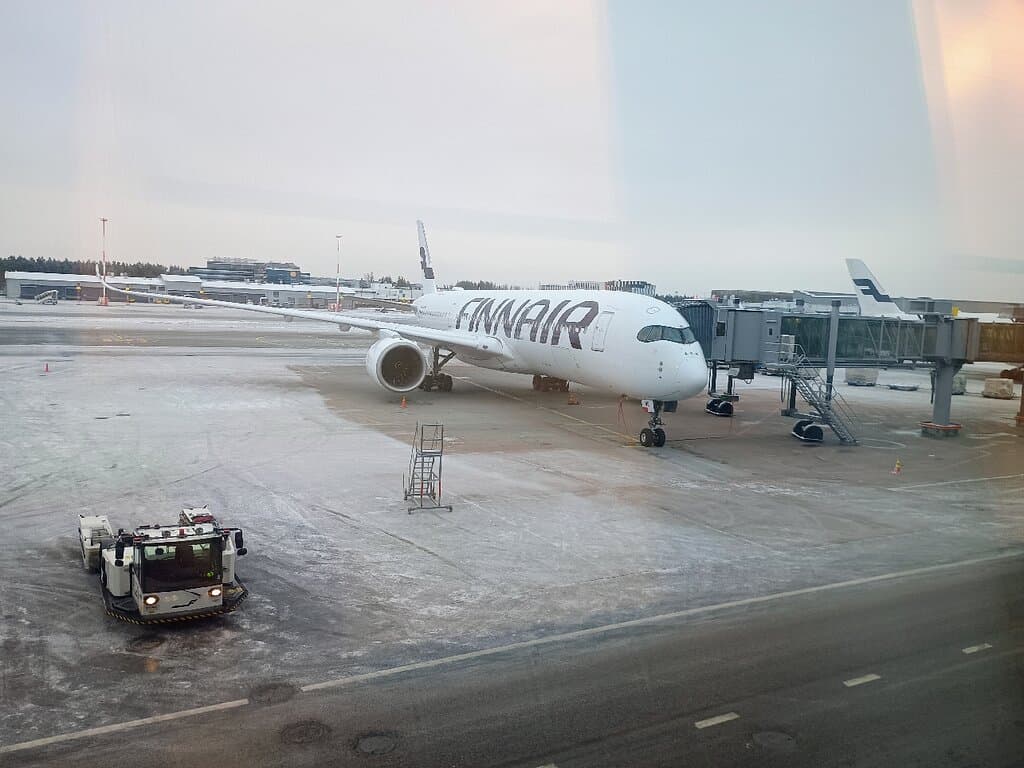 Back in Finland after a trip from Mallorca, Spain