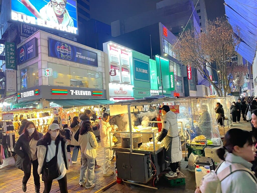 Explore Myeongdong Street Food