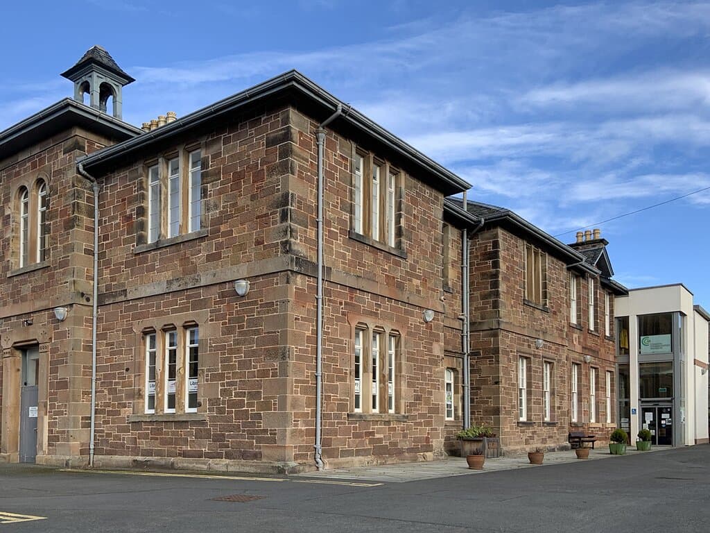 Exterior of the Coastal Communities Museum, North Berwick, Scotland.