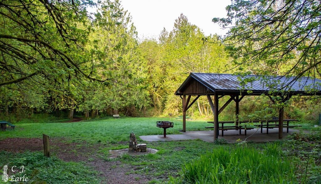 Picnic shelter at Burfoot Park