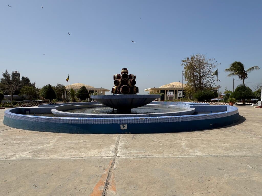 pottery jar fountain