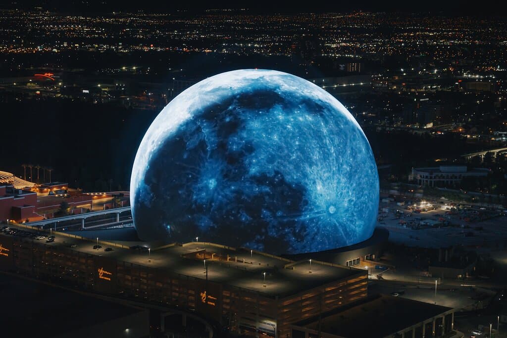 Exosphere is the world's largest LED screen
