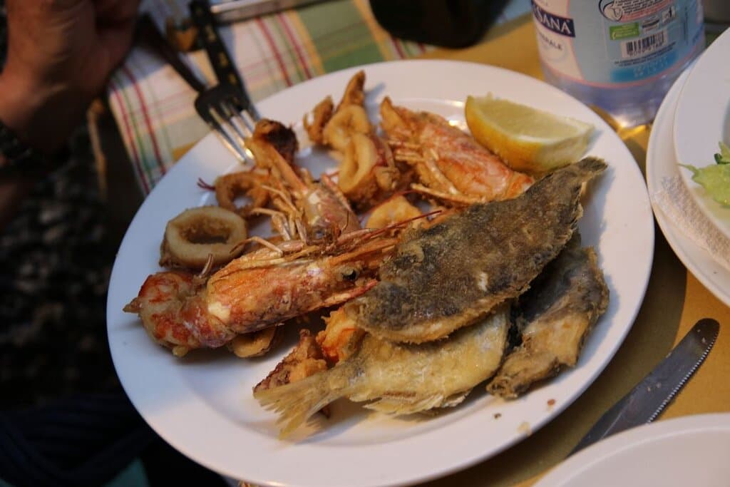 Frittura mista di pesce fresco