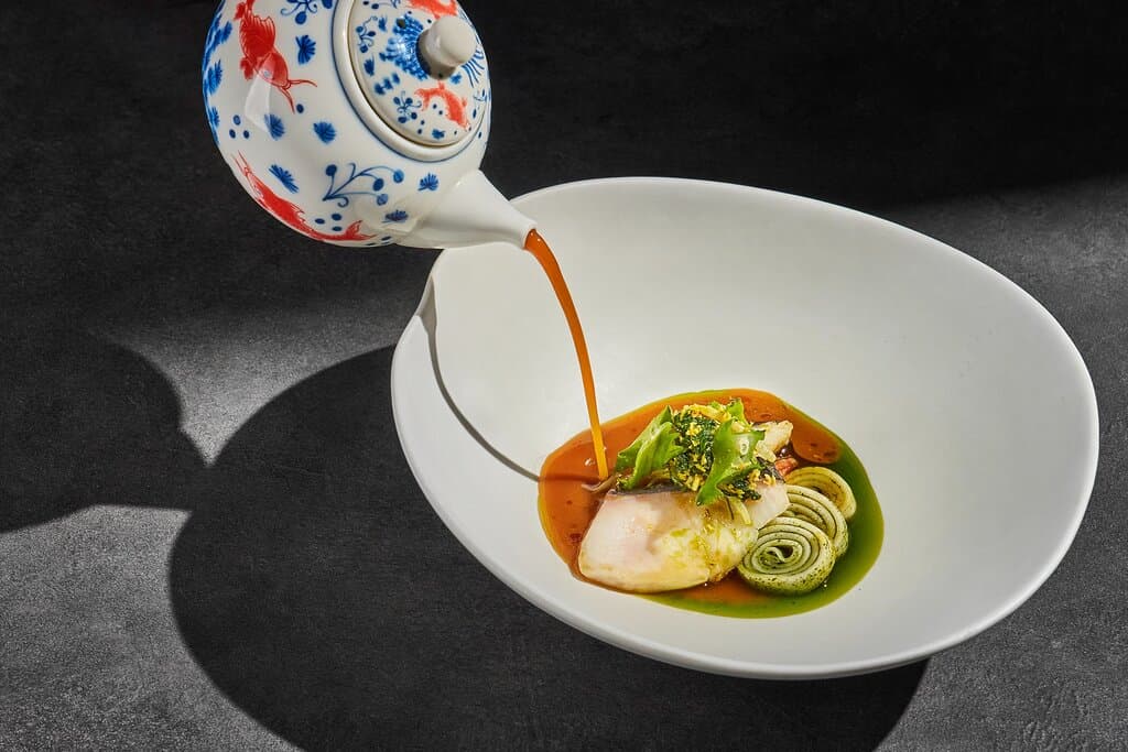 Medai: laksam noodles - laksa siglap broth