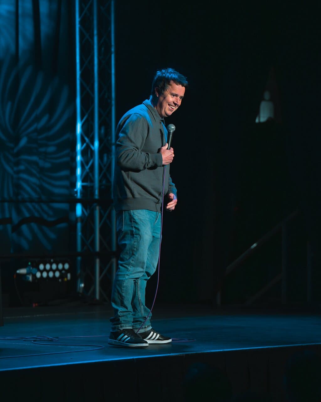 Paul McCaffrey kicked off with his brilliantly relatable high-energy set