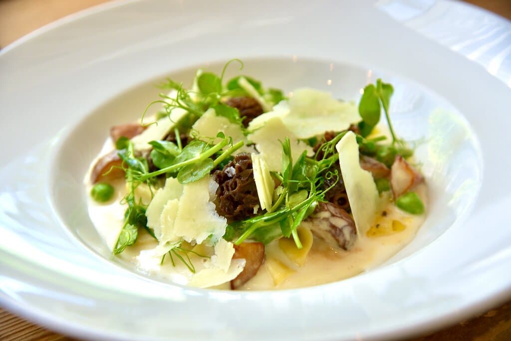 Spring Vegetable Pappardelle, Spring 2025 Menu