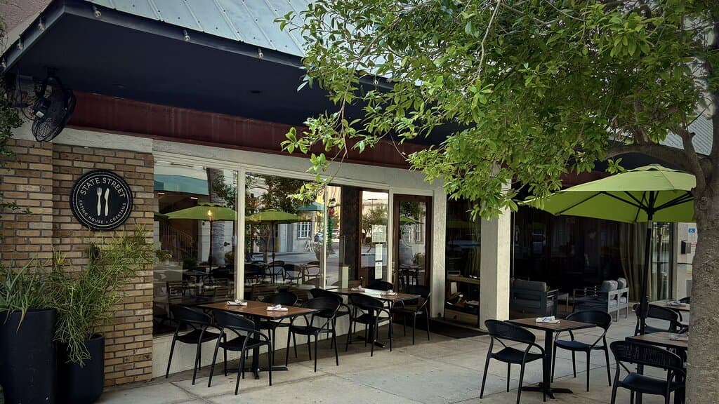 Located at 1533 State Street in the heart of Downtown Sarasota