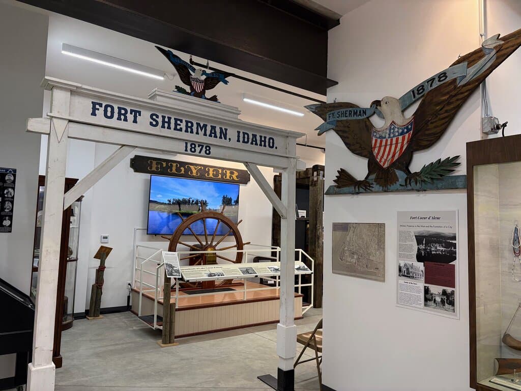 Fort Sherman was the first permanent settlement in Coeur d'Alene and helped found the city that exists today. 