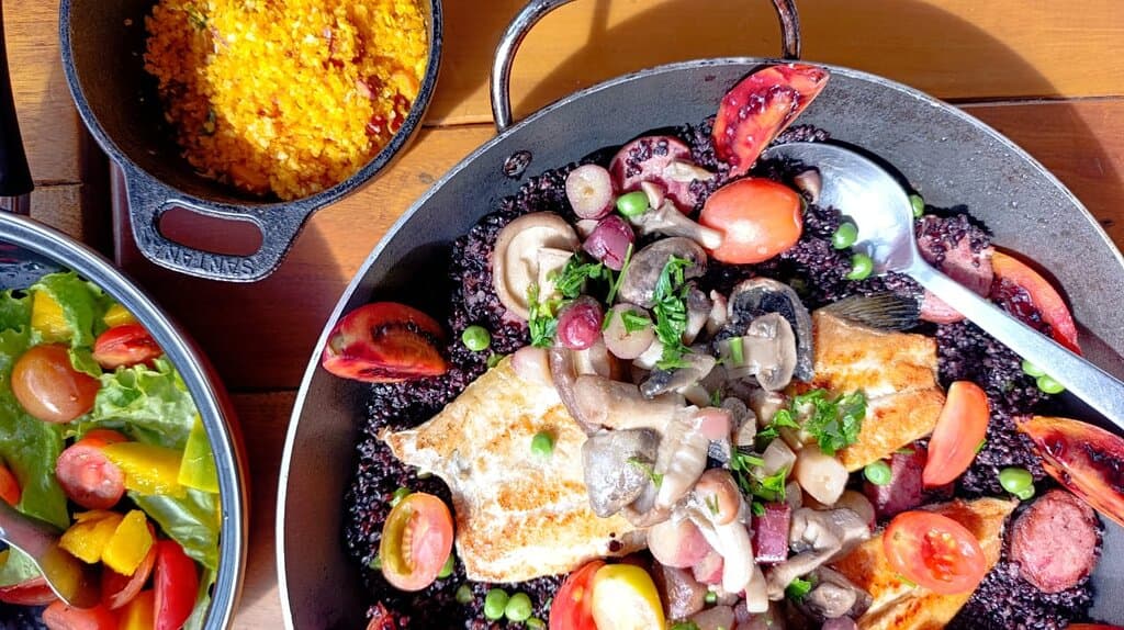 Paella da Montanha, incrível, sabor, ingredientes, estava tudo equilibrado, parabéns aos idealizadores e a equipe que compreendeu e está passando adiante. 