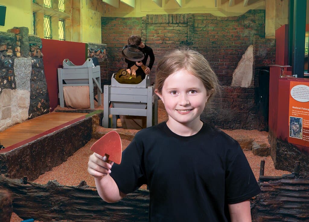Children in DIG pits.